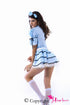 3pcs Looking Glass Alice Costume